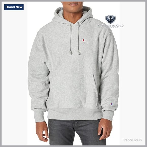 Men's Heavyweight Fleece Pullover Hoodie with Kangaroo Pocket